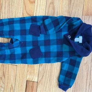 Cat and jack fleece romper 0-3 months